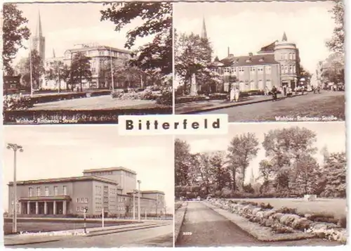 28353 Multiimage Ak Bitterfeld Palais culturel, etc. 1963