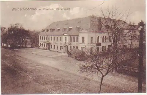 28325 Ak Chemnitz Hilbersdorf Waldschlößchen um 1910