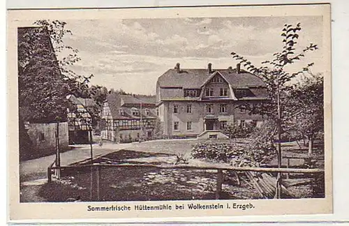 28318 Ak Sommerfrische Hüttenmühle bei Wolkenstein 1930