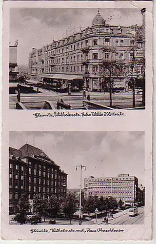 28282 Mehrbild Ak Gleiwitz Wilhelmstraße um 1940