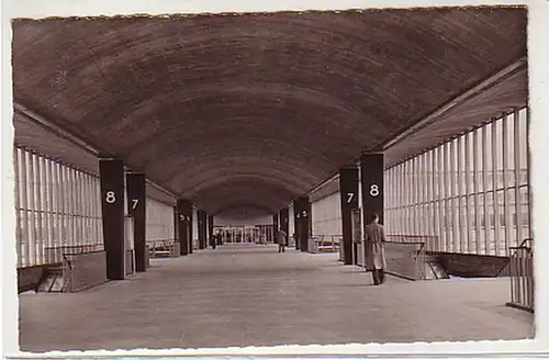 28269 Ak Heidelberg gare centrale Quai Hall 1955