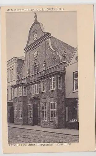 28261 Ak Alt-Flensburger Haus Norderstr. 8 vers 1910