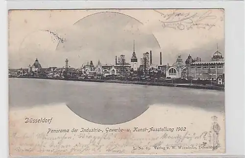 28254 Ak Düsseldorf Industrie-Salon des affaires 1902