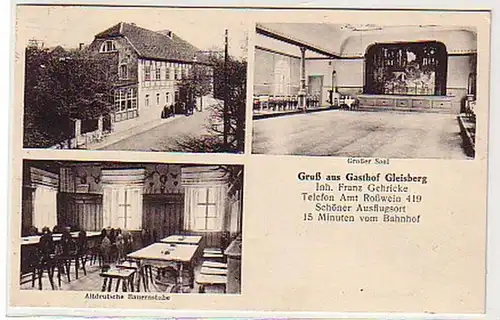 28243 Mehrbild Ak Gruß aus Gasthof Gleisberg 1930