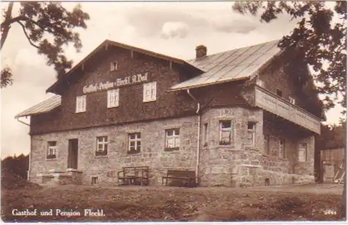 28223 Ak Gasthof et Pension Fleckl vers 1930