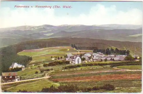 28208 Ak Panorama de Masserberg en Thuringe vers 1905