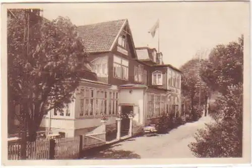 28153 Ak Braunlage Oberanz Pension Deutsches Haus 1935