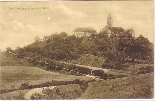 28150 Ak Leuchtenburg bei Kahla in Thüringen 1910
