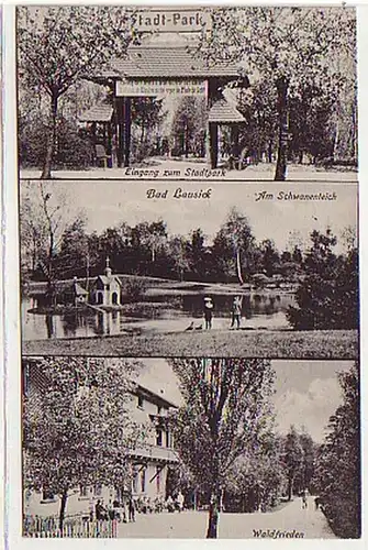 28142 Mehrbild Ak Bad Lausick Stadtpark usw. um 1930