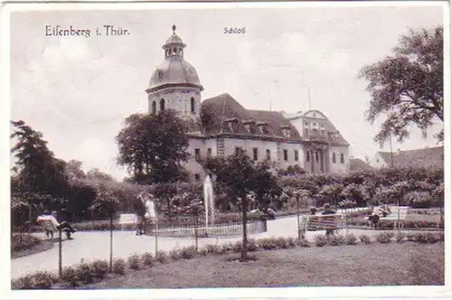 28111 Ak Eisenberg in Thüringen Schloß 1935