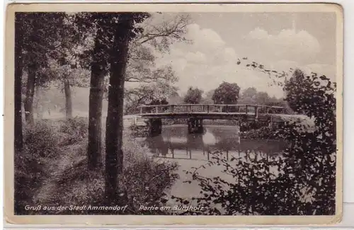 28099 Feldpost Ak Gruß aus der Stadt Ammendorf 1940