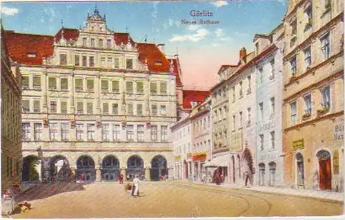 28097 Feldpost Ak Görlitz neues Rathaus 1917