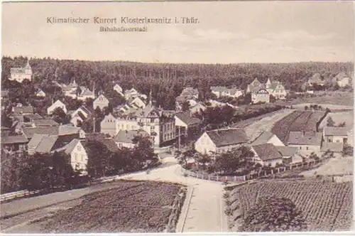 28079 Ak Klosterlausnitz in Thür. Bahnhofsvorstadt 1920