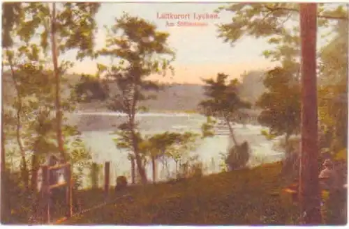 28052 Ak station de cure d'air de Lychen au lac de Strubnitz vers 1925