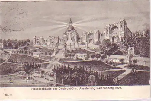 28048 Ak Deutschböhm. Ausstellung Reichenberg 1906