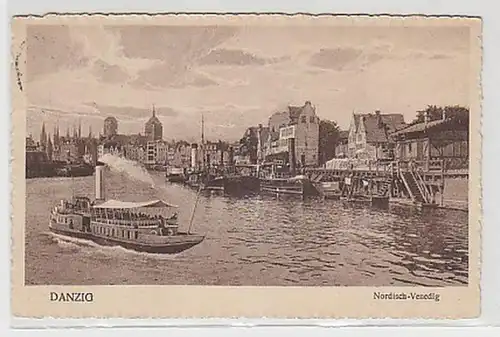 28037 Ak Danzig Nordisch Venedig 1924