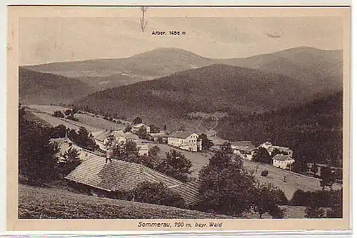 28023 Ak Sommerau dans la forêt bavaroise avec Arber 1924