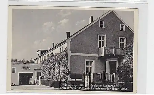 28013 Ak Grafenbrücker Mühle bei Marienwerder um 1940