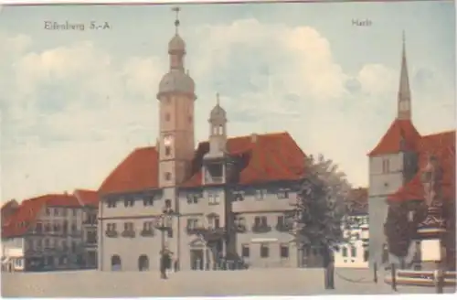 28012 Ak Eisenberg Sachsen-Altenburg Markt um 1915