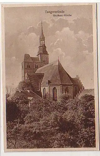 28003 Ak Tangermünde Église de Stephans 1932