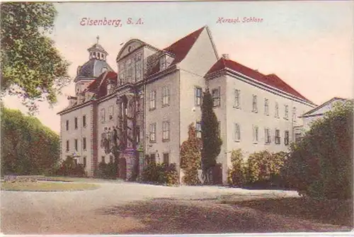 27977 Ak Eisenberg S.-A. Herzogliches Schloss um 1910