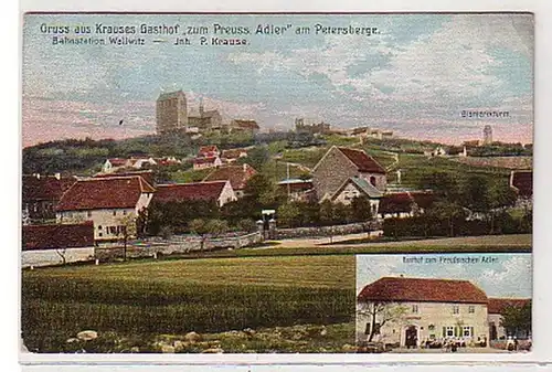 27944 Ak Gruss aus Krauses Gasthof Petersberg um 1910