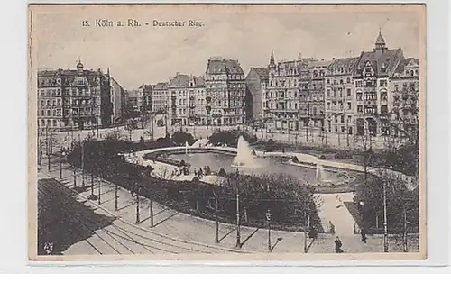 27903 Ak Cologne a. Rh. Anneau allemand 1916