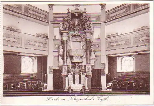 27890 Ak Kirche zu Klingenthal im Vogtland um 1930
