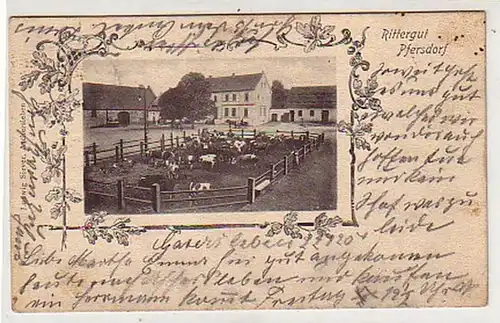 27830 Ak Rittergut Pfersdorf Käufer 1904