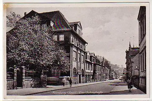 27825 Ak Homburg (Saar) Eisenbahnstrasse um 1940