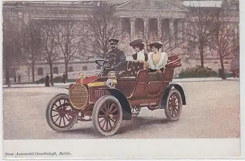27812 Publicité Ak Neue Automobile-Gesellschaft Berlin vers 1900