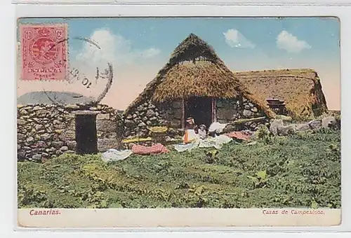 27811 Ak Canarias Portugal Casas de Campesinos 1908