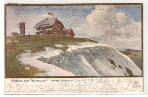 27778 Ak Gasthaus zu Feldbergturm Schwarzwald 1904