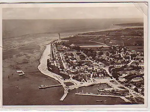 27760 Ak Ostseebad Laboe vom Flugzeug aus gesehen 1935