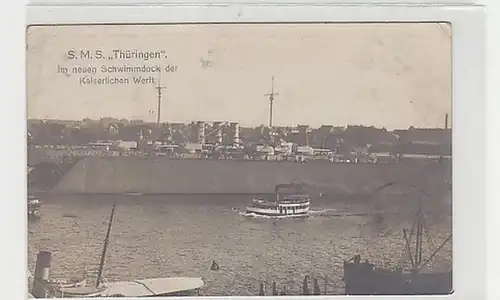 27729 Ak navire de guerre S.M.S. Thuringe 1911