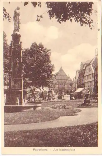 27661 Ak Paderborn sur la Marienplatz 1934