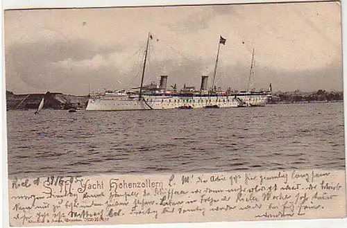 27651 Ak S.M. Yacht Hohenzollern 1905