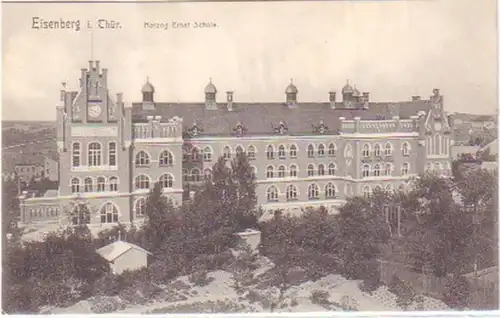 27637 Ak Eisenberg Herzog Ernst Schule um 1910
