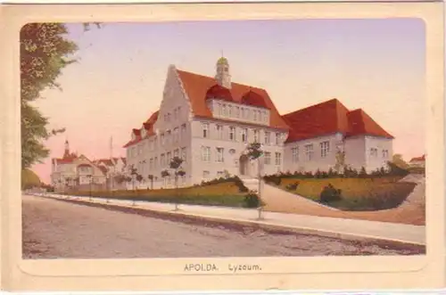 27627 Ak Apolda Lyzeum um 1915