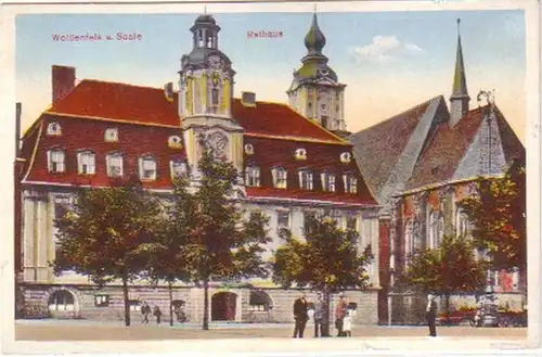 27622 Ak Weissenfels à la salle Hôtel de ville de Saale vers 1930