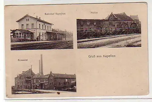 27592 Mehrbild Ak Gruß aus Kapellen Brauerei um 1920