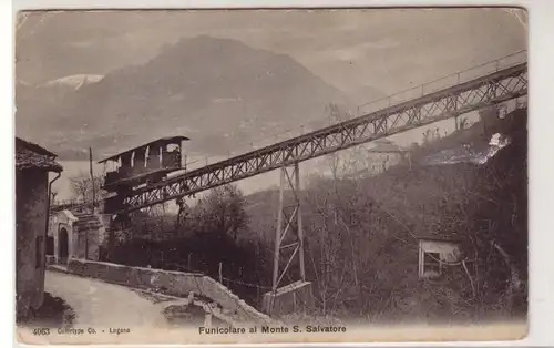 27575 Ak Funicolare al Monte San Salvatore um 1910