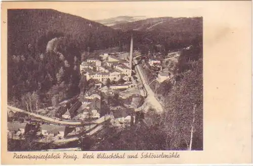 27567 Ak Patentpapierfabrik Werk Wilischthal 1937