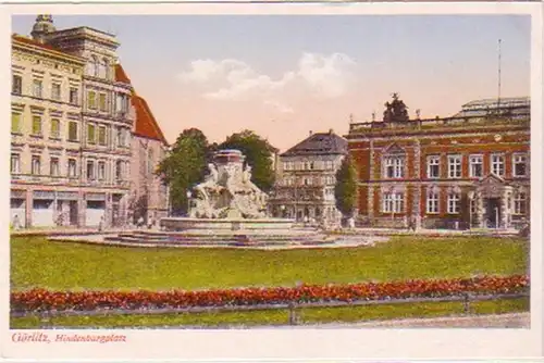 27557 Ak Görlitz Hindenburgplatz um 1930