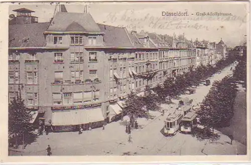 27460 Ak Düsseldorf Graf Adolfstrasse 1913