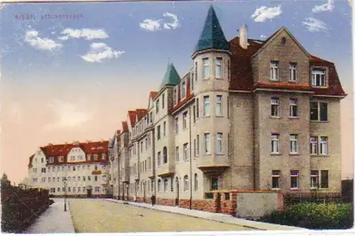 27418 Ak Riesa a. Elbe Sedanstrasse 1917