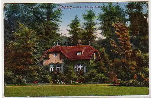 27395 Ak Leipzig Idyll dans le bois de verre 1912