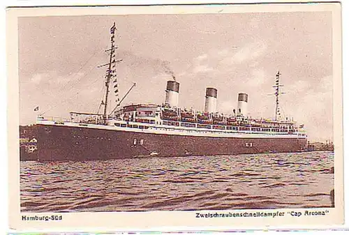 27391 Ak vapeur à deux vis rapide "Cap Arkona"en 1930