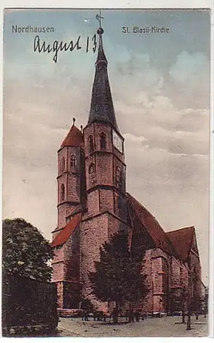 27342 Ak Nordhausen St. Blasii Kirche um 1915