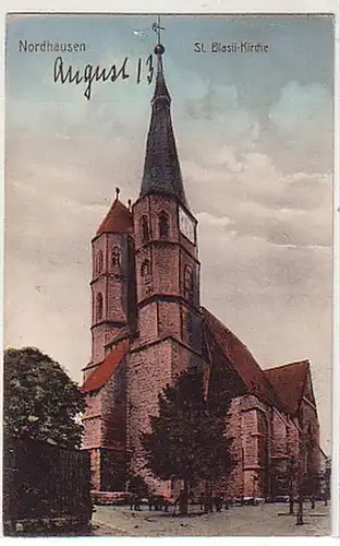 27342 Ak Nordhausen église St. Blasii vers 1915